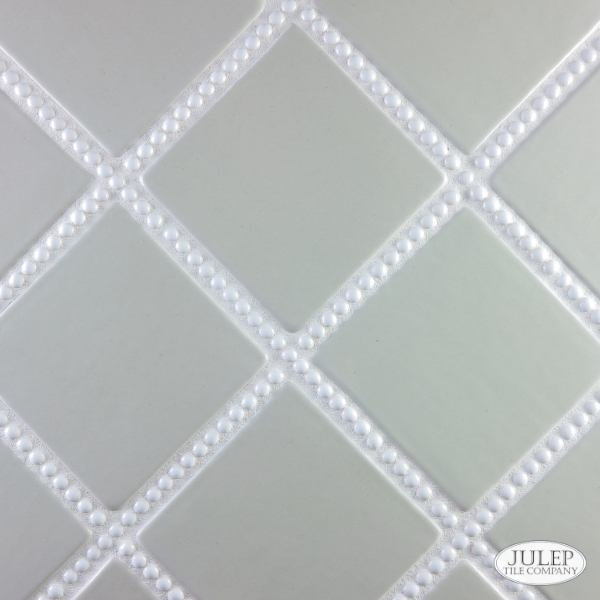 Pearl Liner in Glossy White  SAMPLE - Julep Tile Company