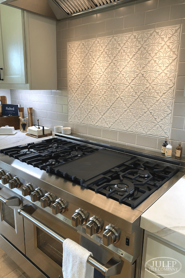 3 Ways To Use Decorative Tile Behind Your Stove - Julep Tile Company