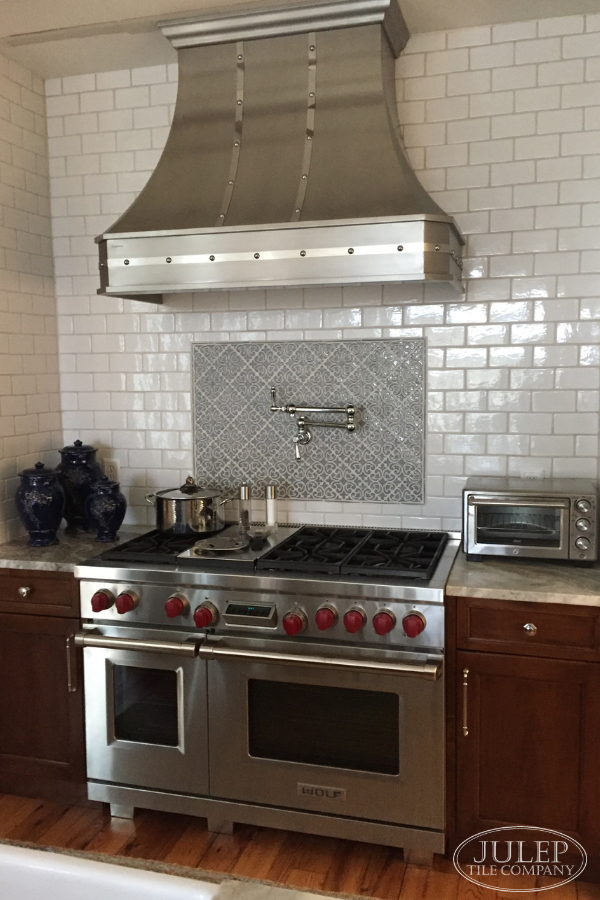 3 Ways To Use Decorative Tile Behind Your Stove - Julep Tile Company